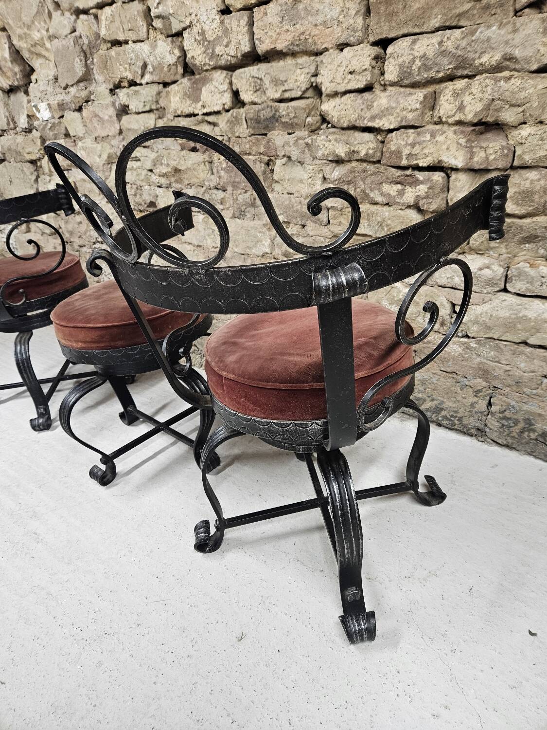 Ensemble brutaliste vintage 1970"