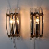Pair of sconces, Italy, 1970