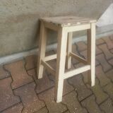 Vintage wooden workshop stool