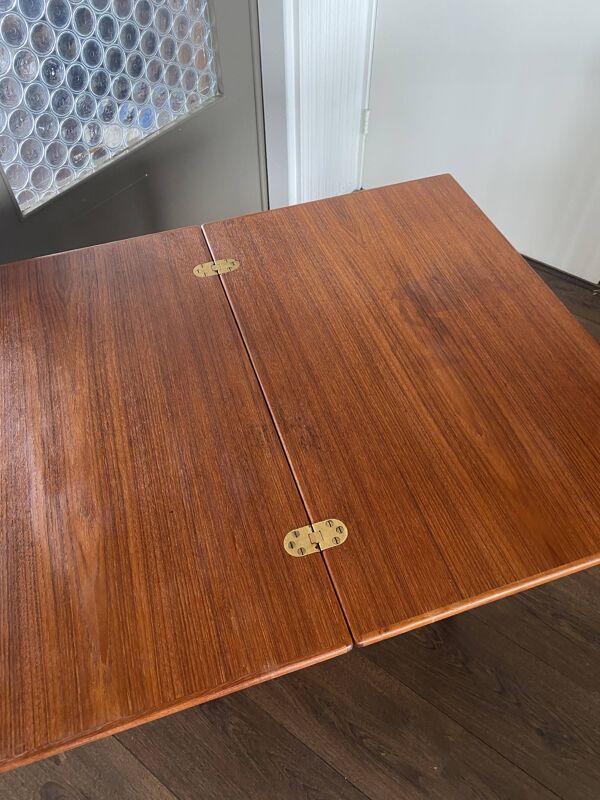 Desserte Flip Top par Grete Jalk pour Poul Jeppesens Møbelfabrik, années 1960