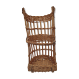 Old wicker bakery bread basket