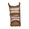 Old wicker bakery bread basket
