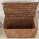 Vintage Rattan Chest Basket