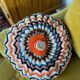 Coussin rond crochet