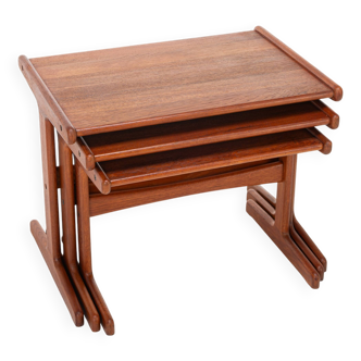 Nesting Tables from Skovmand & Andersen, 1960s, Set of 3