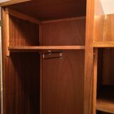 Asymmetrical wardrobe in art deco style