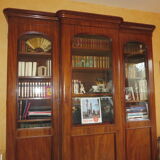 Mahogany English bookcase