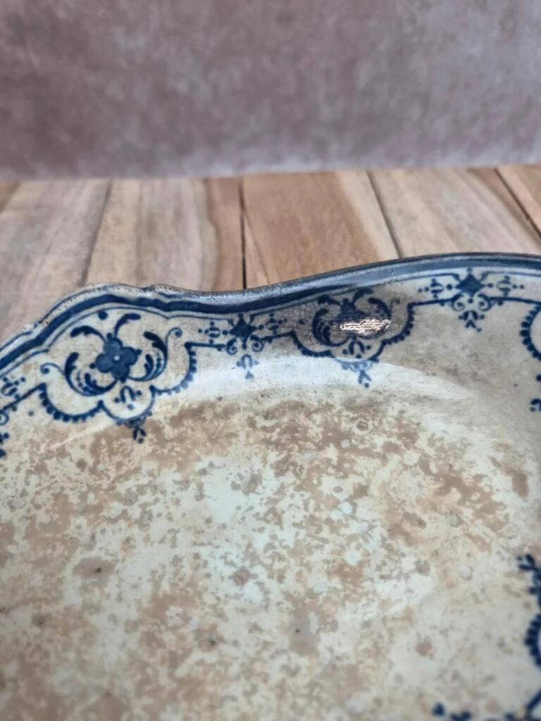 Old Ravier Jules Veillard Bordeaux Moustier decoration – Ironstone 19th century