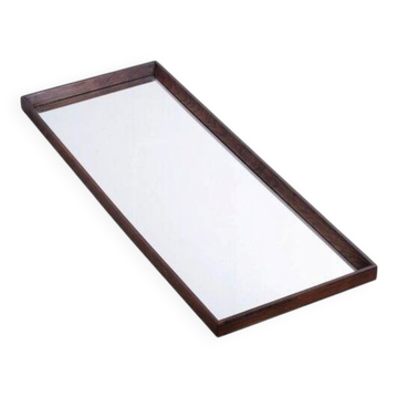 Long Rosewood Wall Mirror, Denmark, 1960s