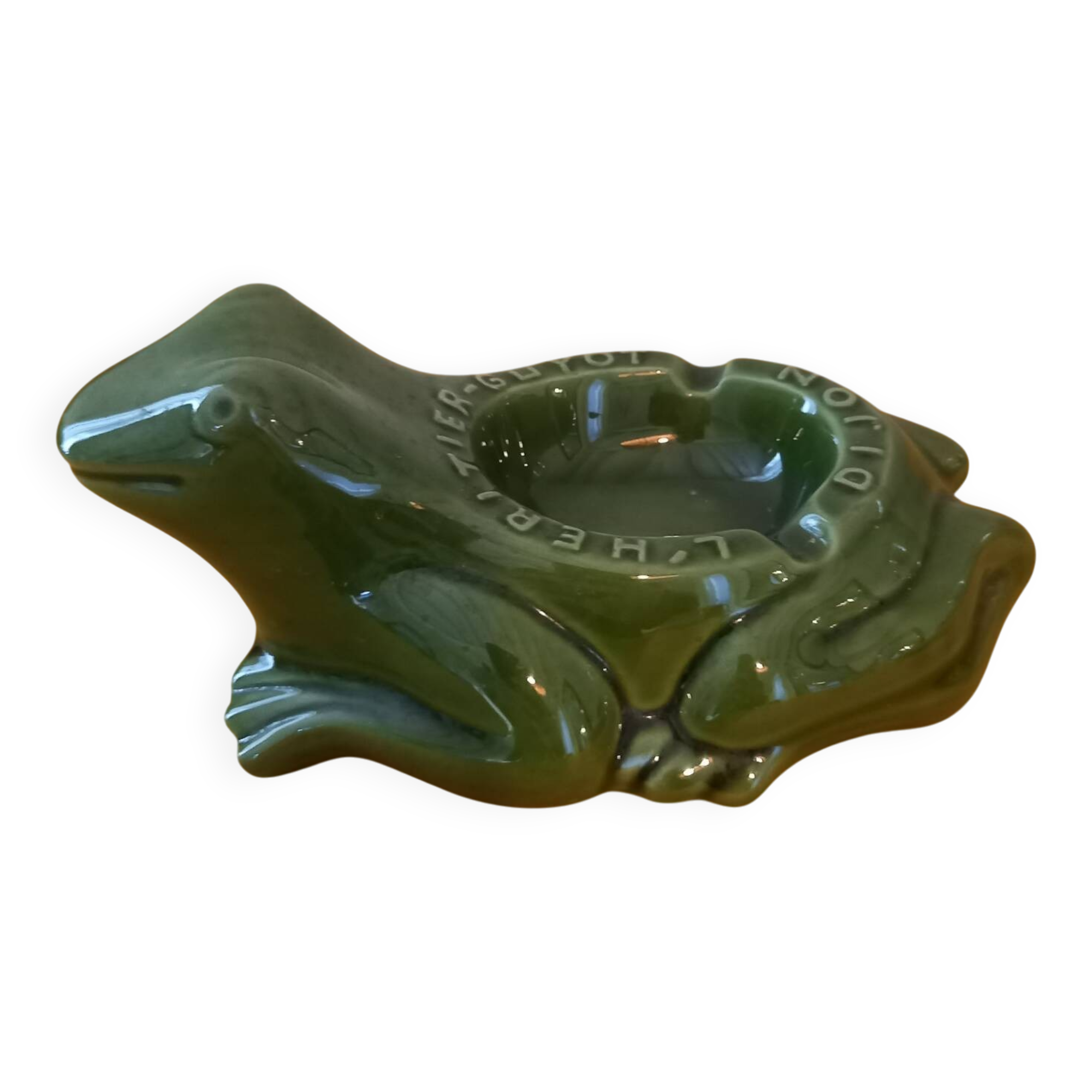 Frog ashtray Guyot
