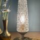 Vintage glass tulip table lamp