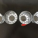 6 verres à eau en cristal ancien
