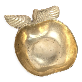 Empty vintage brass apple pockets