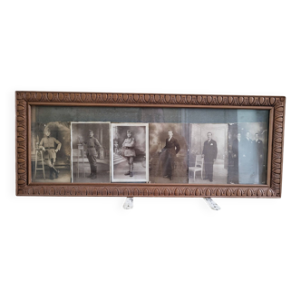 Panoramic wooden photo frame
