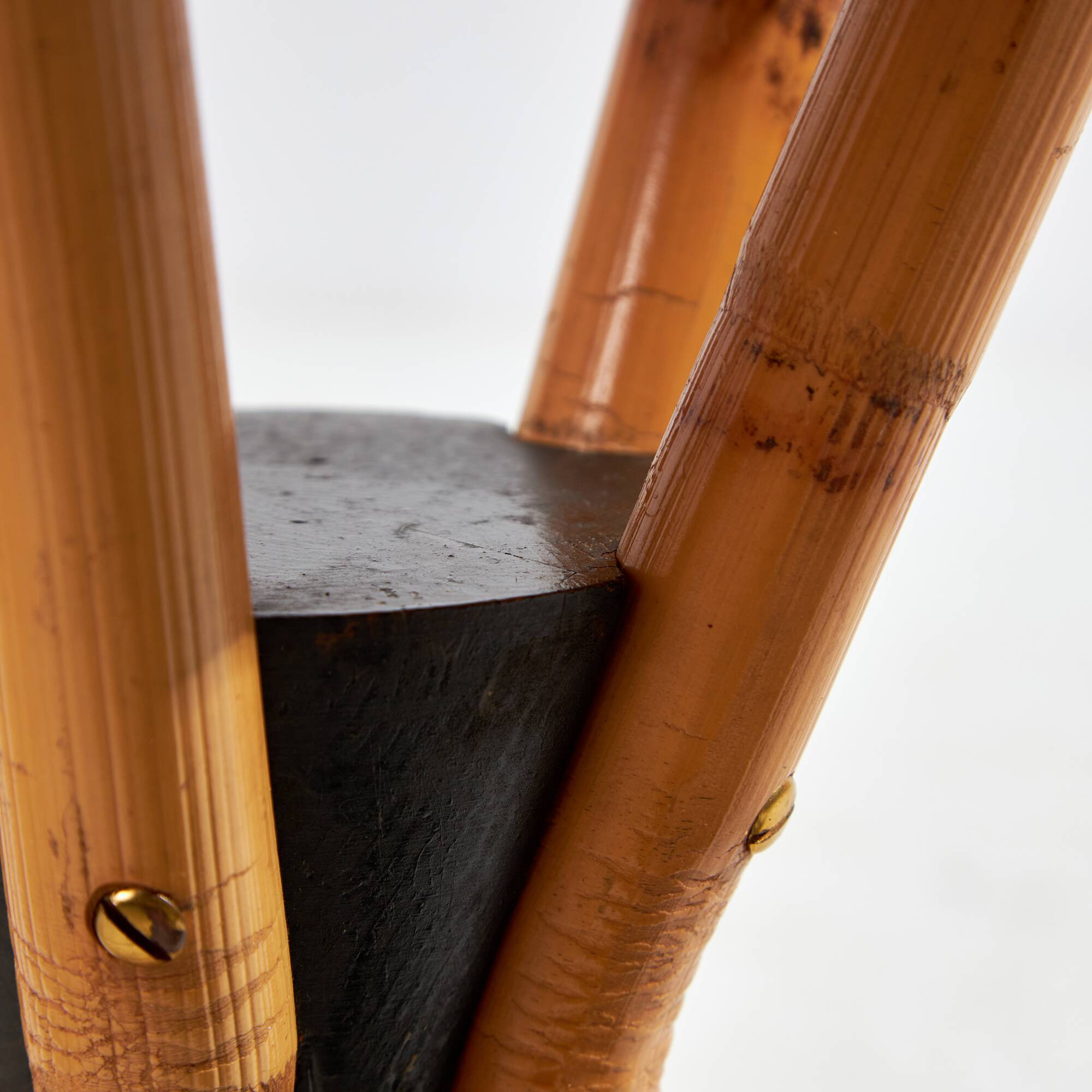 Tabouret de bar en bambou (mk10412)