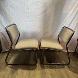 Paire de fauteuils tubulaires 70s