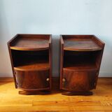 Pair of Art Deco bedside tables