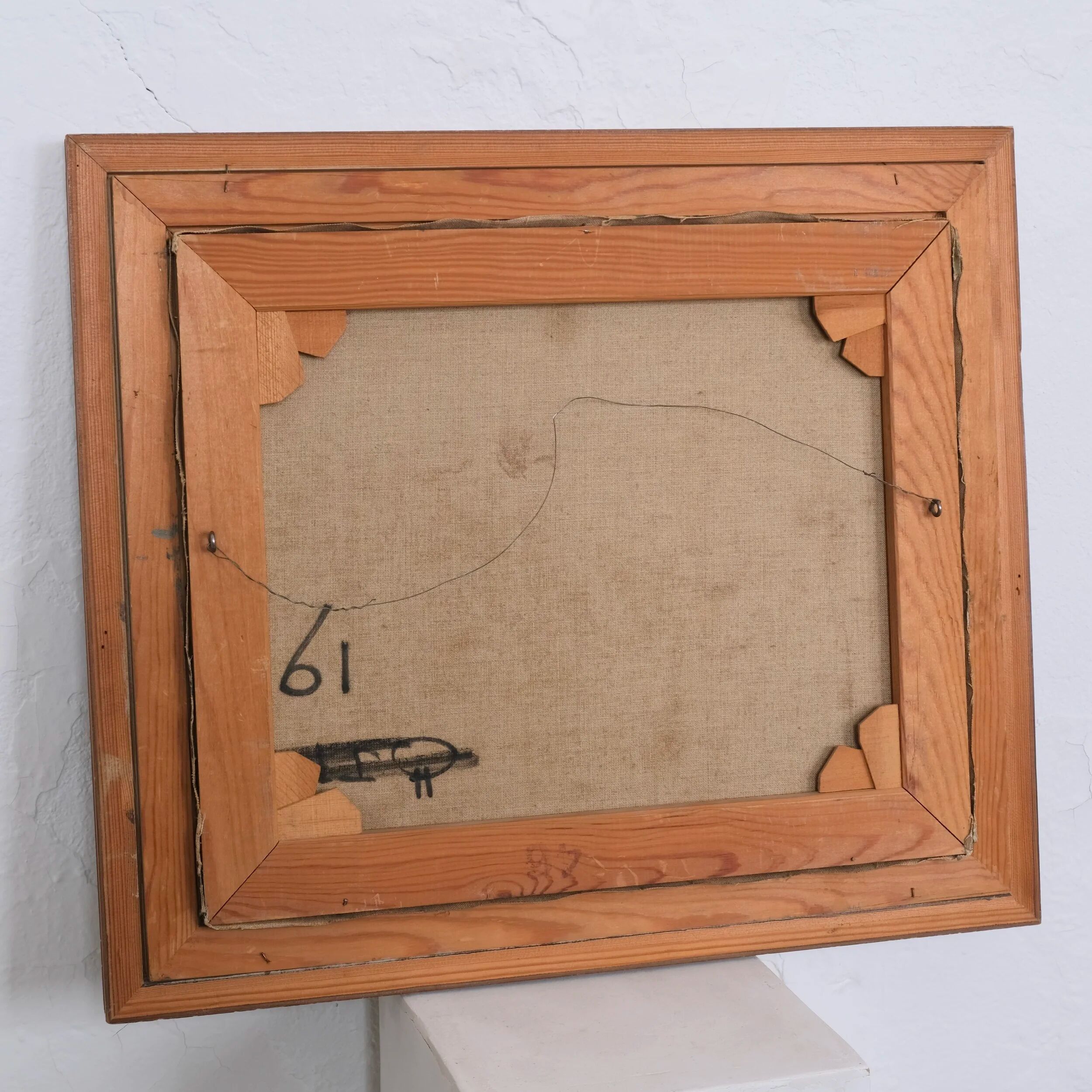 Sven-Olof Hamlet still life oil painting with pitcher | 1955