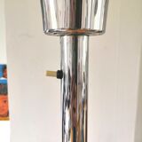 30s art deco floor lamp in chrome metal