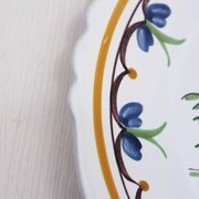 Revolution decorative plate in Nevers earthenware