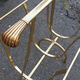 Seventies magazine holder welded brass