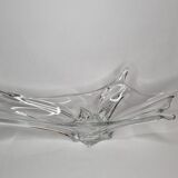 Vintage asymmetrical "Splash" crystal cup, 65 cm