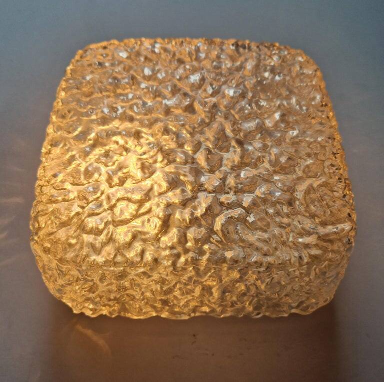 Midcentury Flush Mount, Wall or Ceiling Lamp, Limburg, Germany, 1970s