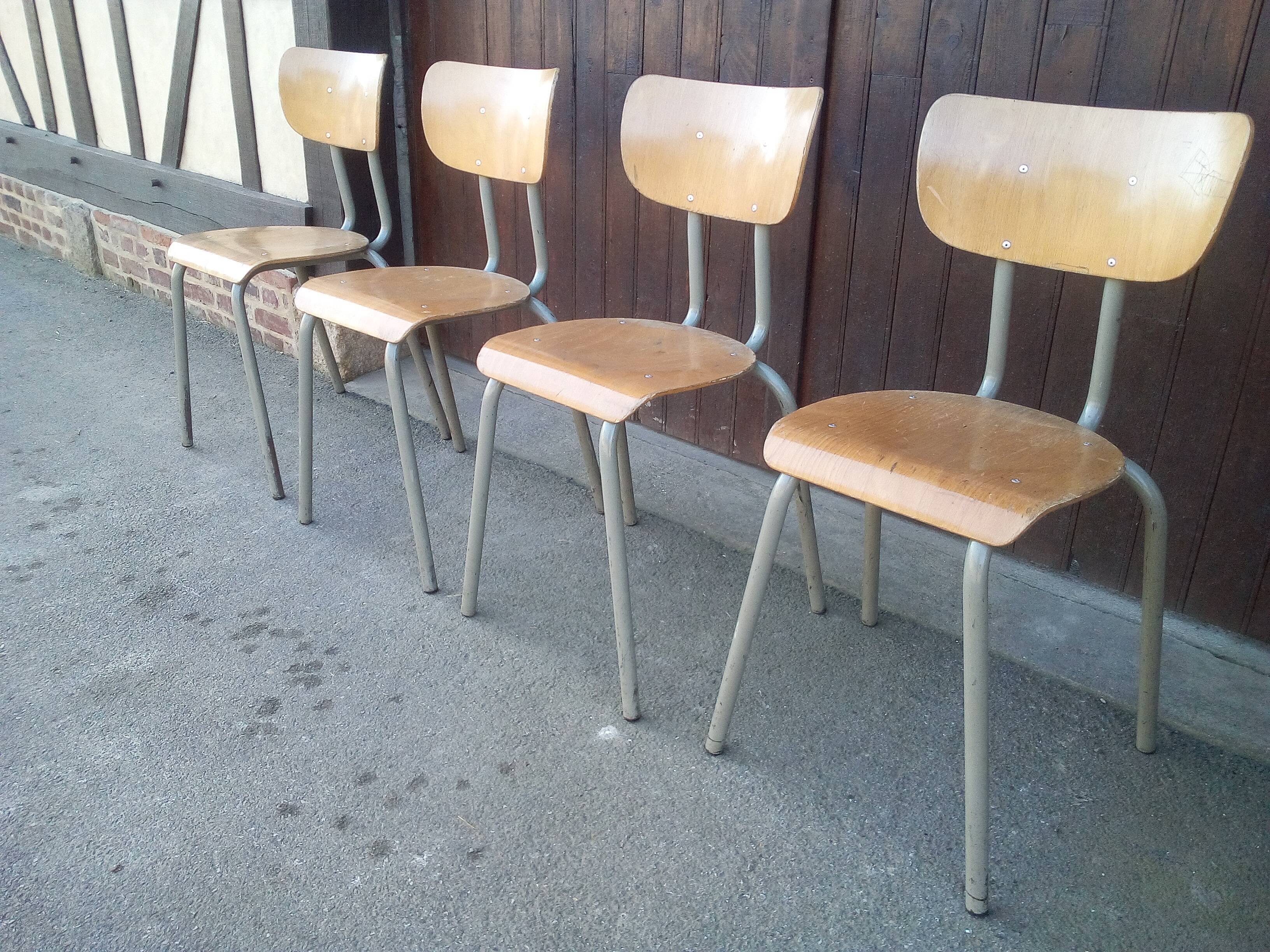 Set of 4 chairs Tubax