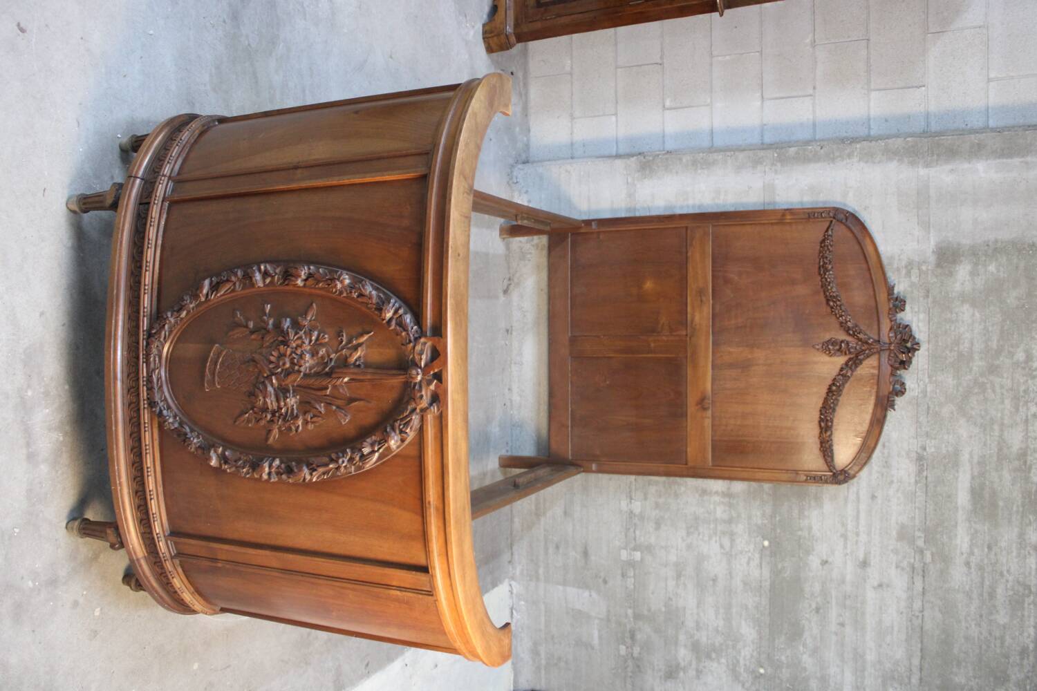 Louis XVI style Antique French bed frame