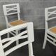 4 chaises blanche