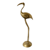 Golden brass bird 36 cm