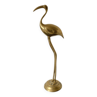 Golden brass bird 36 cm