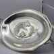 Large silver-plated metal basket Roux-Marquiand – Superb rococo decoration –