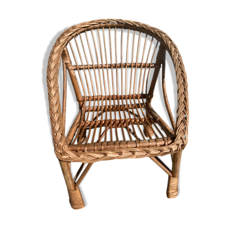 Child rattan armchair