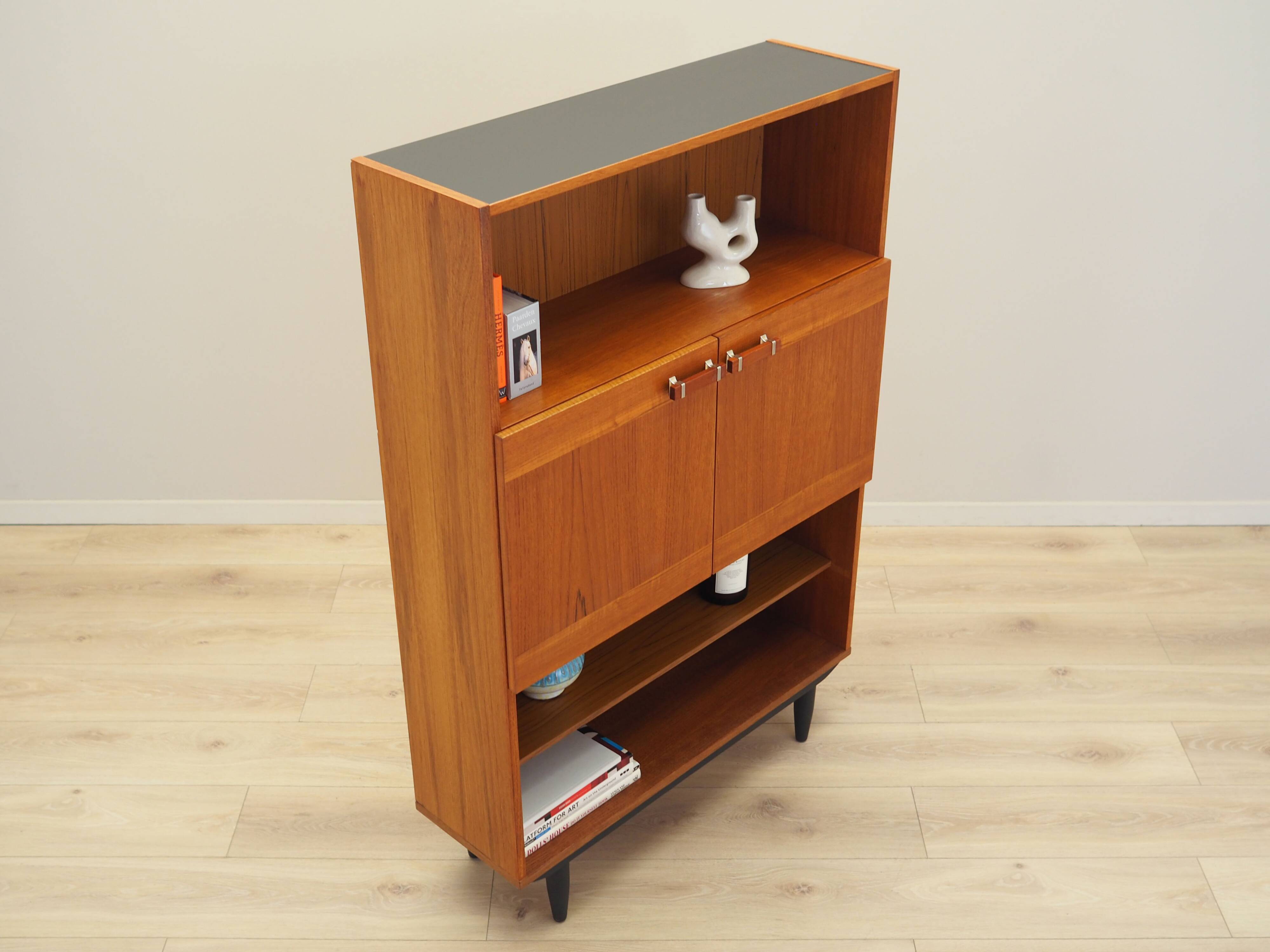 Teak bookcase, Danish design, 1970s, produced in Denmark