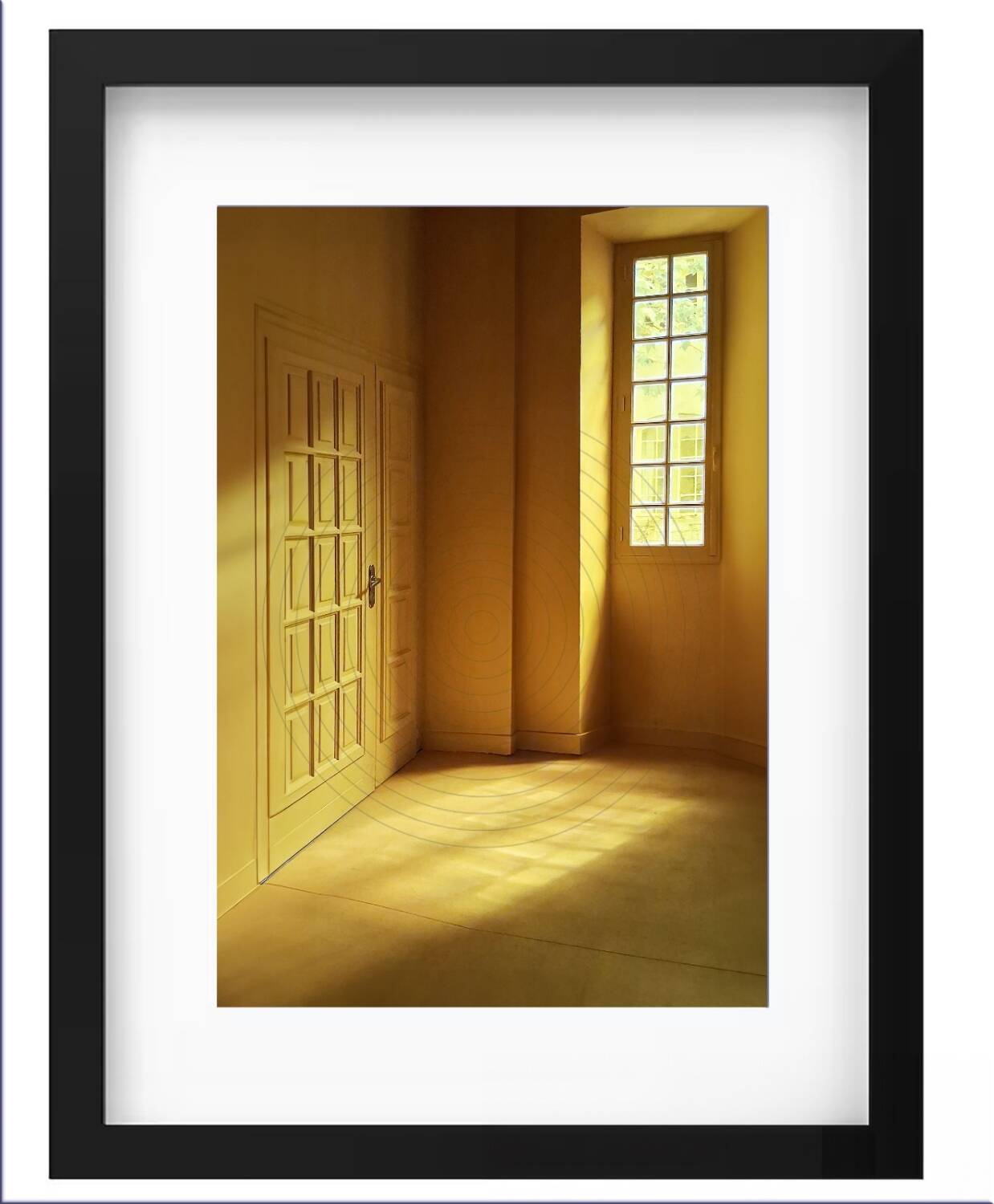 Yellow interior photograph