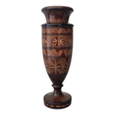 Wooden vase