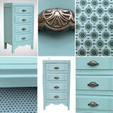 Art Deco dresser handles shells 1930