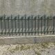 Set of 4 barriers old cloture iron grid