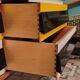 Chest of drawers U 453 Yellow by Jiri Jiroutek for Interier Praha, old edition from 1962