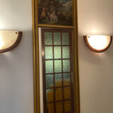 Vintage gilded mirror painting