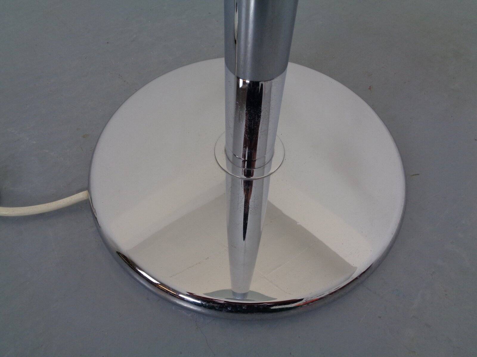 Large chrome-plated floor lamp from Staff, 1960s
