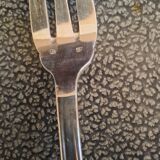 Silver metal fish service