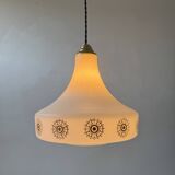 Old opaline suspension 1970 vintage
