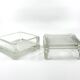 2 Pocket emptiers/ashtrays/paperweights • Lumax • Saint-Gobain • 1950