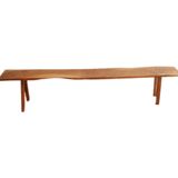 Rustic oak bench