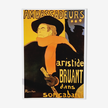 Affiche poster Henri Toulouse Lautrec Ambassadeurs