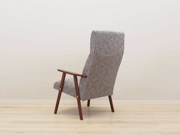 Fauteuil en acajou, design danois, années 1960, production : Danemark