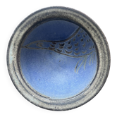 Bowl / ceramic dish agnès escala – fish decor – vallauris 60s