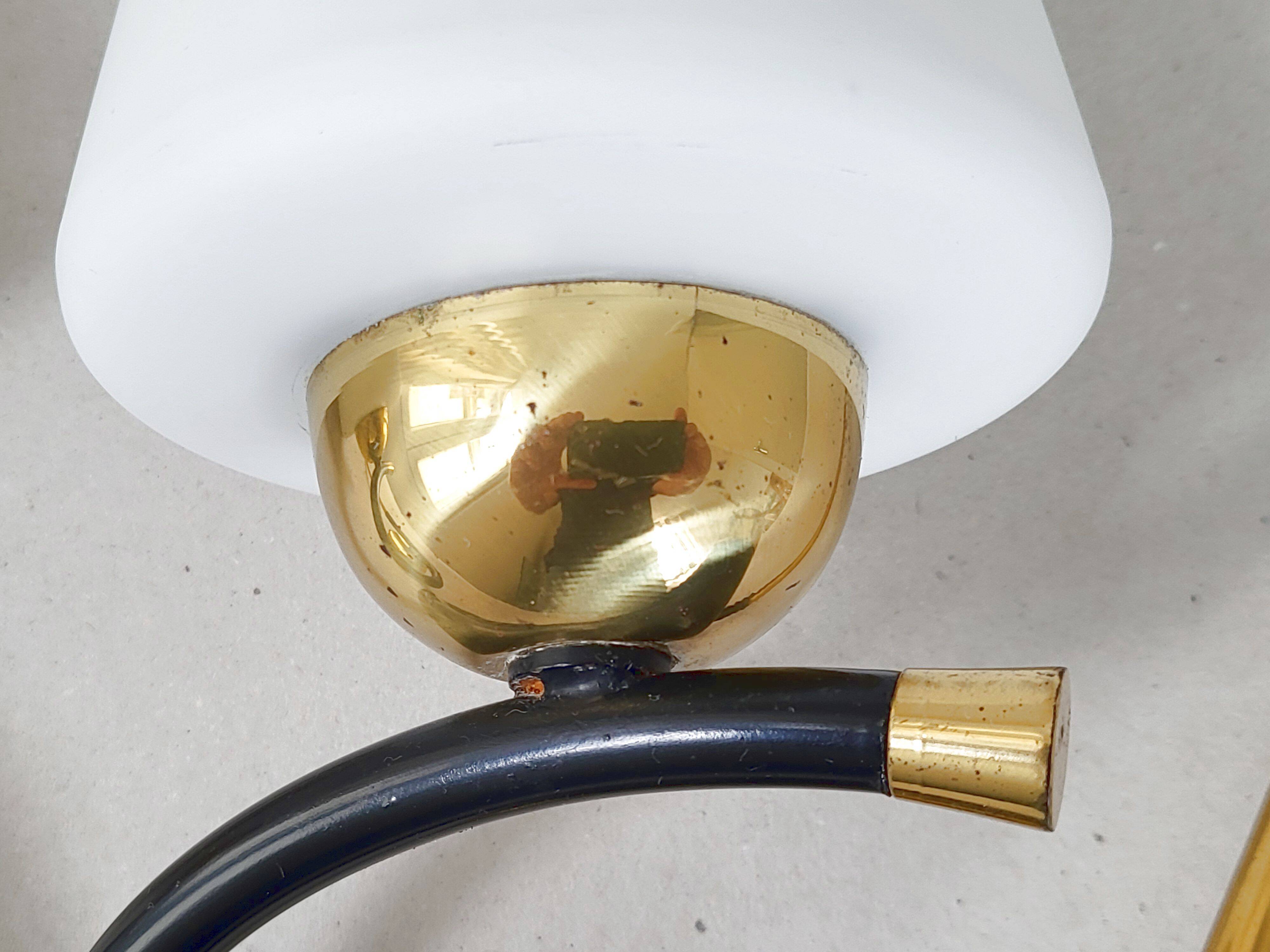 Pair of vintage Arlus wall lights 1950